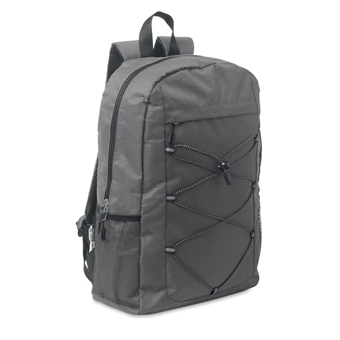 Sac à dos personnalisé 600D rPET HIGE gris pierre